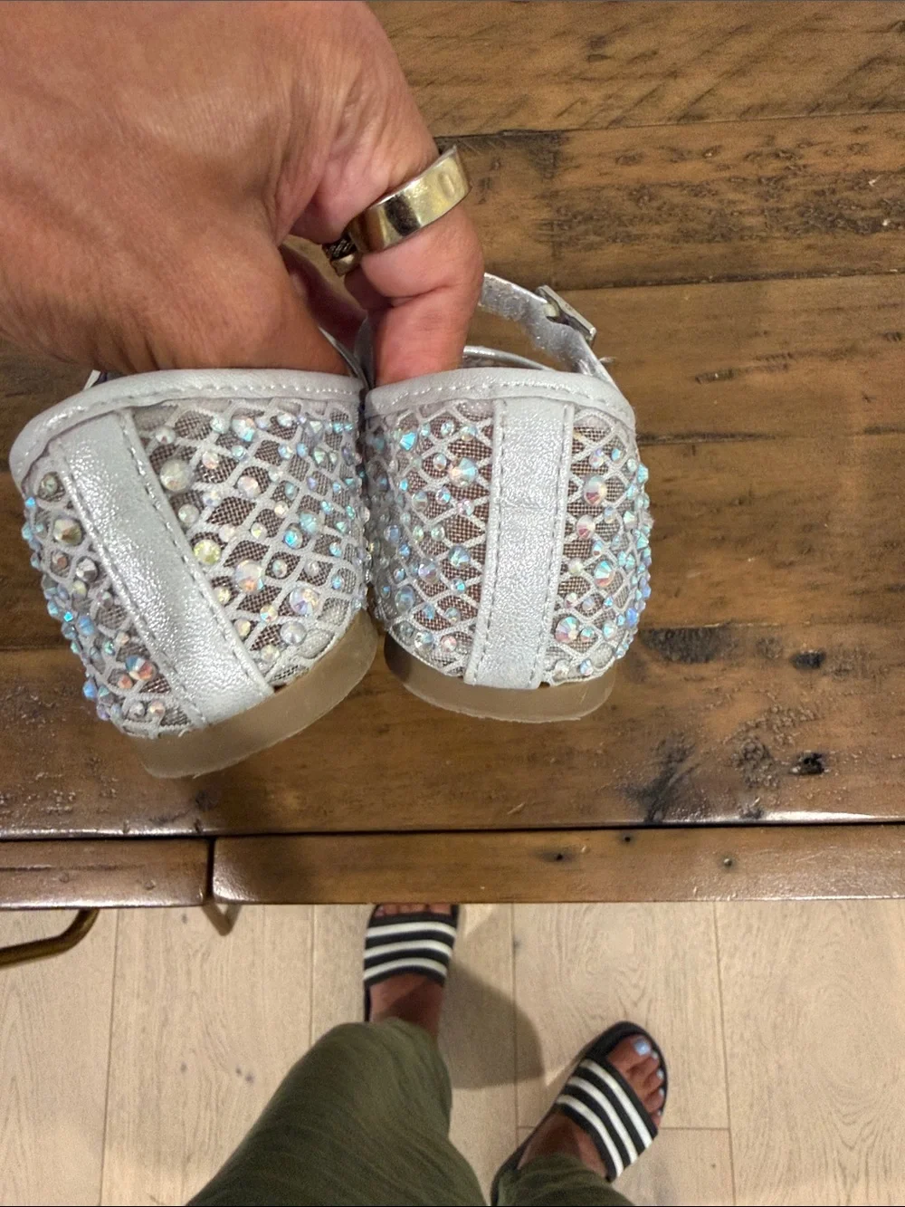 Dolce vita sparkly kids shoes